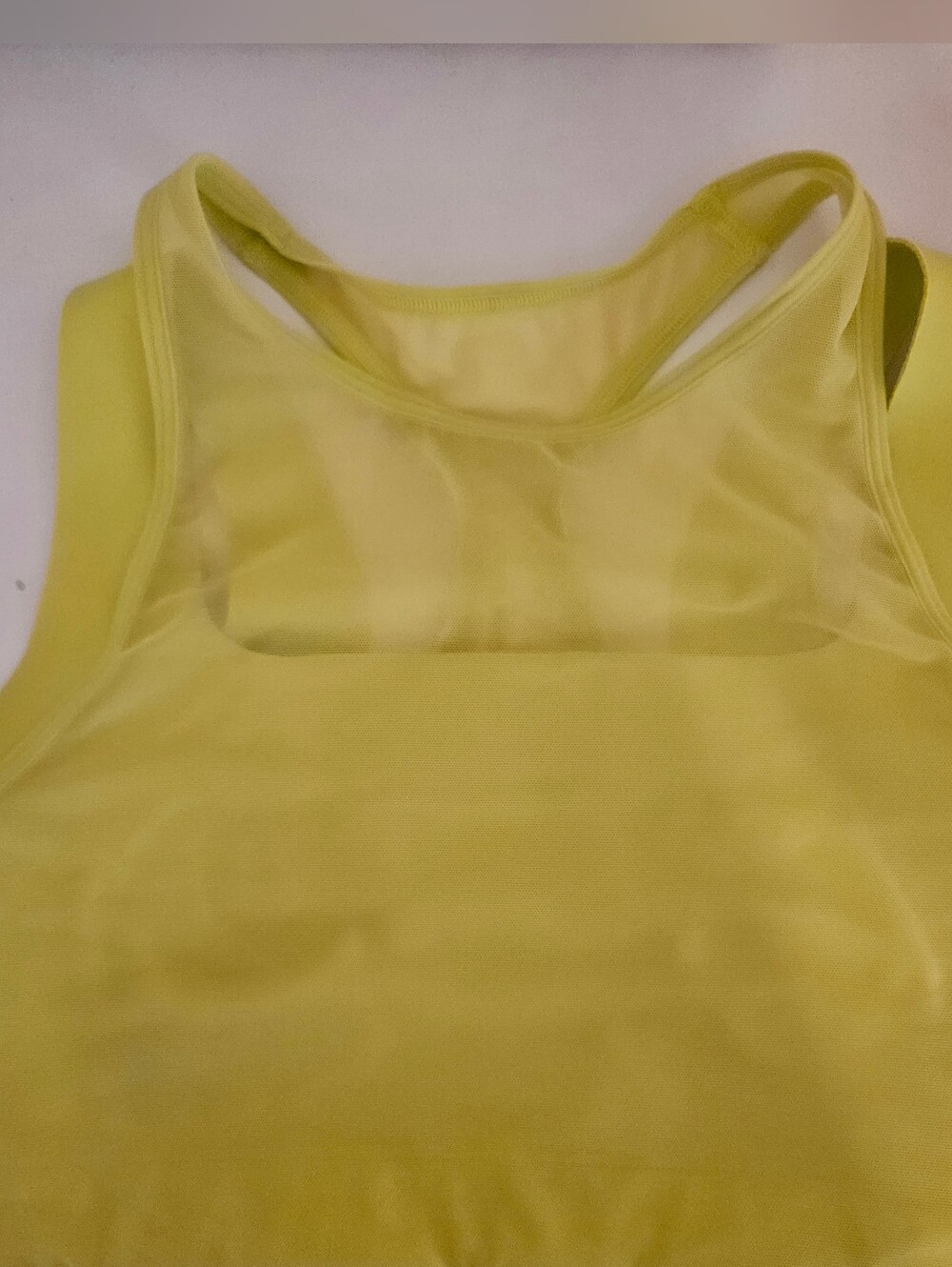 The North Face Yellow/green Sports Bra. Good Support And Comfortable.